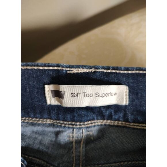 Vintage Wrangler Women's Size 26 Western Embroidered Low Rise Too Low Jeans - Picture 5 of 6